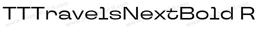 TTTravelsNextBold Re字体转换